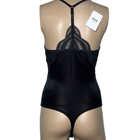 NWT Wolford Esmeralda String Body Black 8 C-cup - Picture 11 of 16